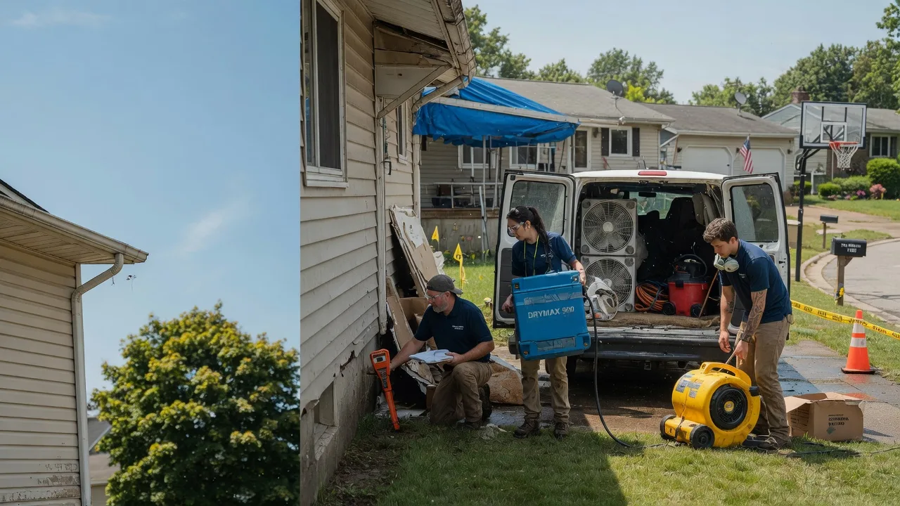 Ceiling Leak Cleanup in Birch Run, MI near me