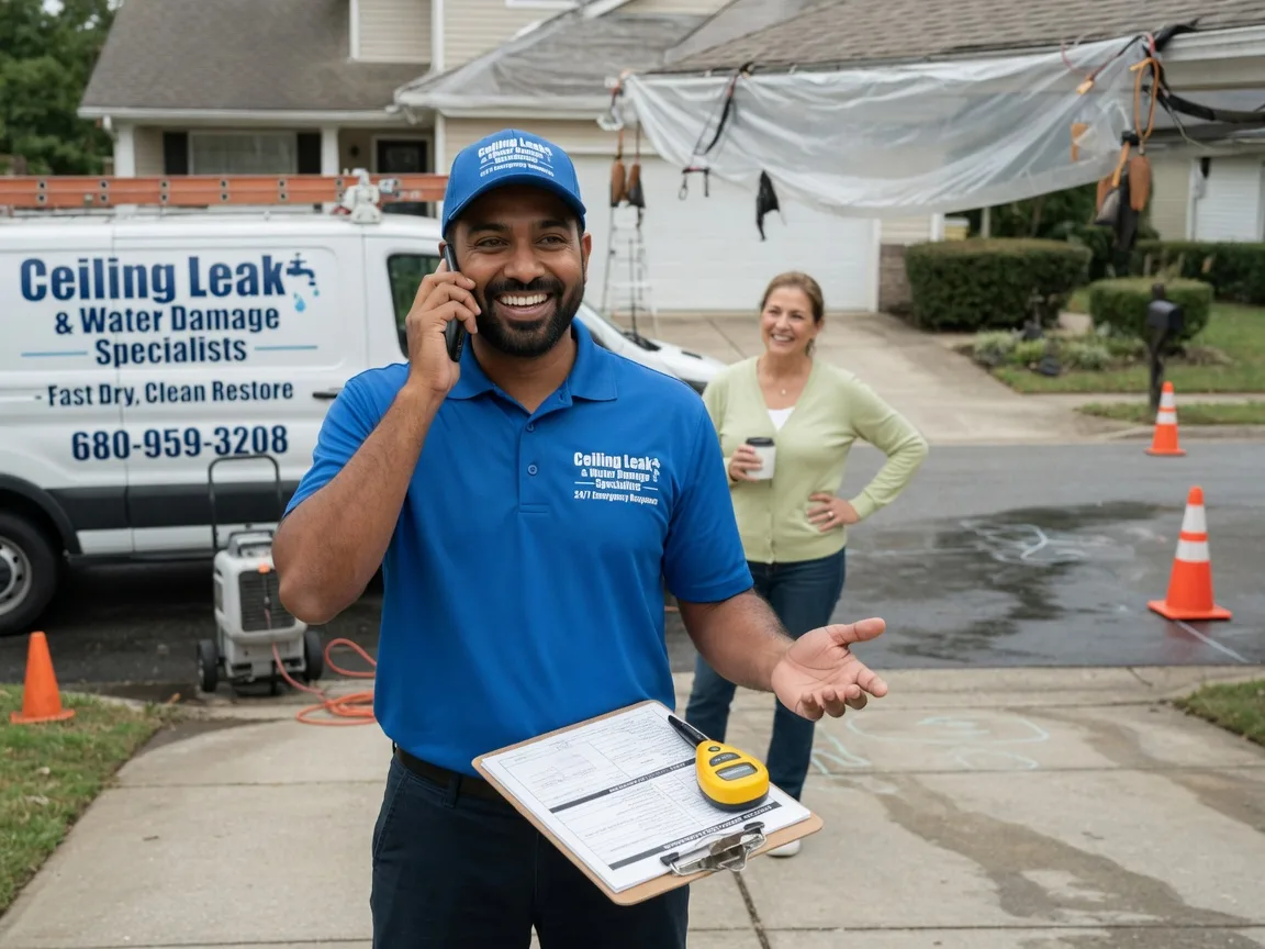 Ceiling Leak Cleanup Birch Run, MI FAQs